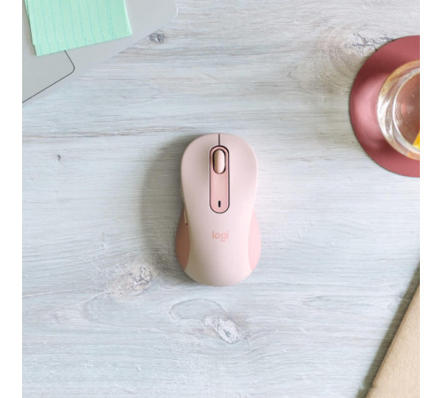 Мышь Logitech Signature M650 M (светло-розовый)