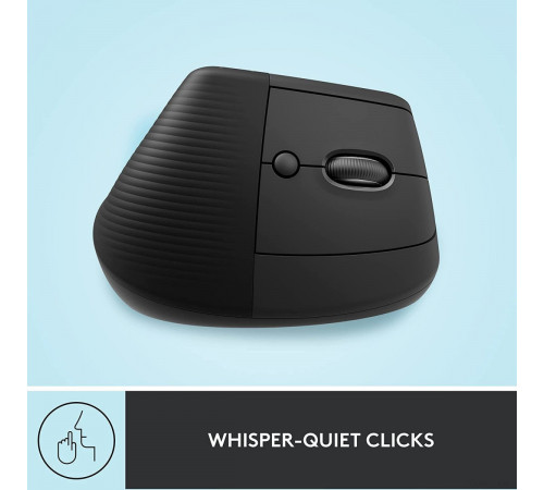 Вертикальная мышь Logitech Lift (графит)