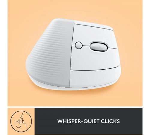 Вертикальная мышь Logitech Lift (белый)