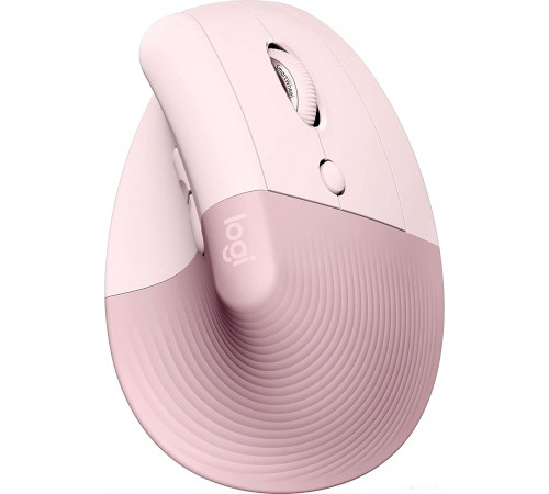 Вертикальная мышь Logitech Lift (розовый)