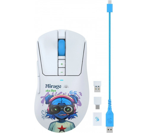 Игровая мышь A4Tech Bloody R73 Pro Nyx Mirage (белый)