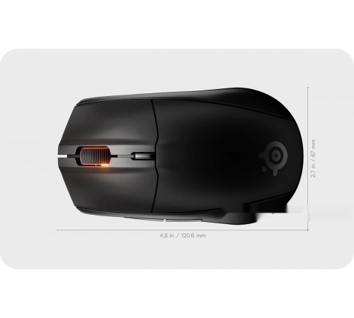 Игровая мышь SteelSeries Rival 3 Wireless Gen 2 (черный)