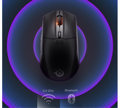 Игровая мышь SteelSeries Rival 3 Wireless Gen 2 (черный)