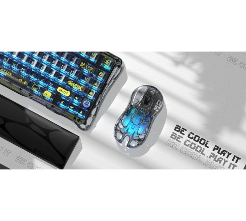Игровая мышь Gravastar Mercury M2 Transparent Black