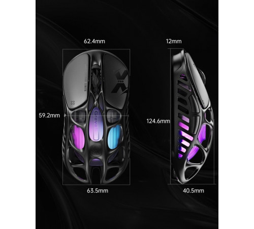 Игровая мышь Gravastar Mercury X Pro Galaxy Black