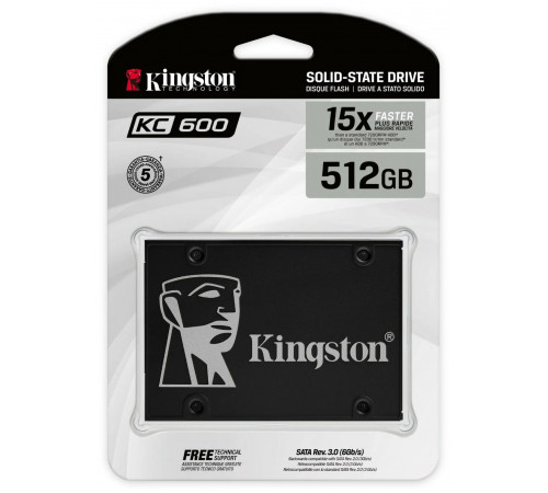 SSD Kingston KC600 512GB SKC600/512G