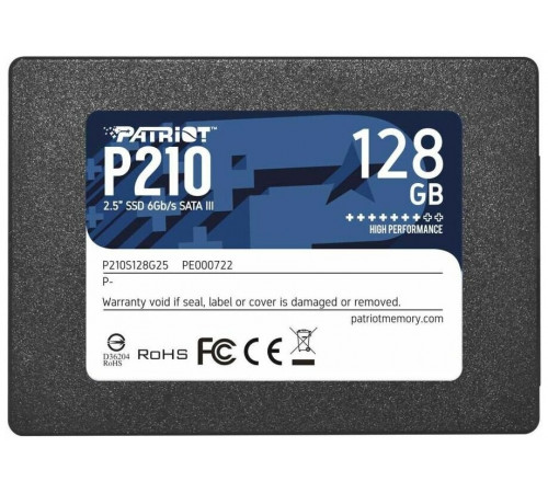 SSD Patriot P210 128GB P210S128G25