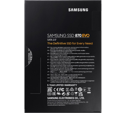 SSD Samsung 870 Evo 1TB MZ-77E1T0BW