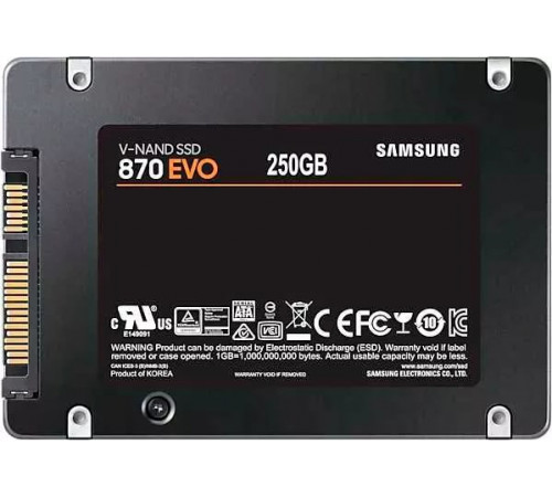 SSD Samsung 870 Evo 250GB MZ-77E250BW