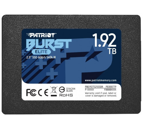 SSD Patriot Burst Elite 1.92TB PBE192TS25SSDR
