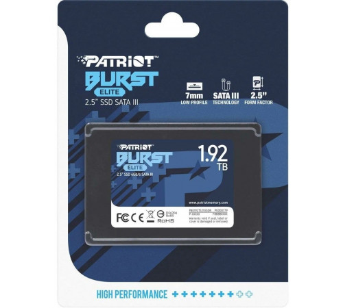 SSD Patriot Burst Elite 1.92TB PBE192TS25SSDR