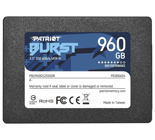 SSD Patriot Burst Elite 960GB PBE960GS25SSDR