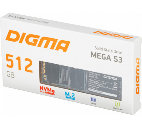 SSD DIGMA Mega S3 512GB DGSM3512GS33T