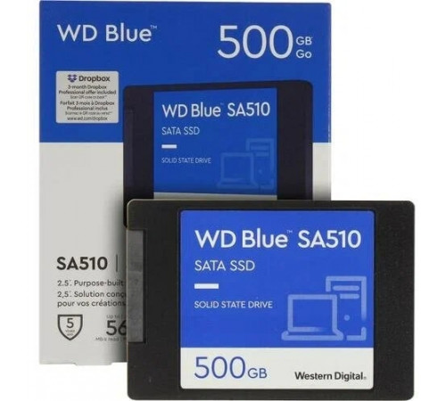 SSD Western Digital Blue SA510 500GB WDS500G3B0A