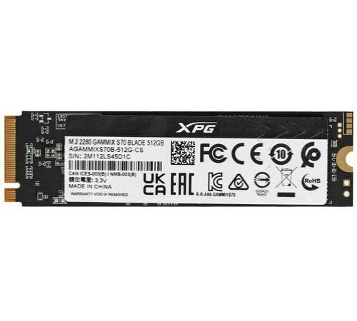SSD A-Data XPG GAMMIX S70 Blade 512GB AGAMMIXS70B-512G-CS