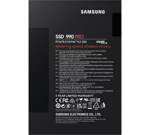 SSD Samsung 990 Pro 1TB MZ-V9P1T0BW