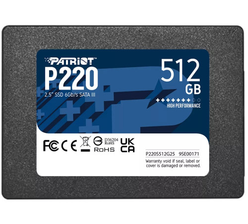SSD Patriot P220 512GB P220S512G25