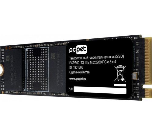 SSD PC PET 1TB PCPS001T3