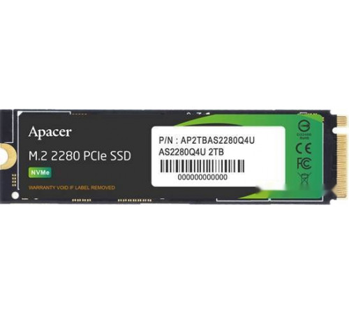 SSD Apacer AS2280Q4U M.2 PCIe Gen4 x4 2TB AP2TBAS2280Q4U-1