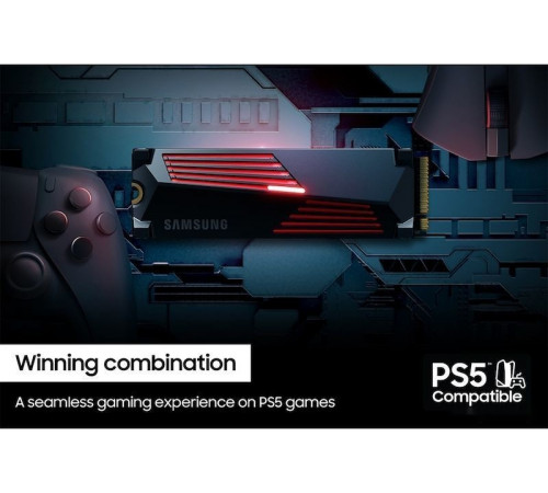 SSD Samsung 990 Pro с радиатором 4TB MZ-V9P4T0CW