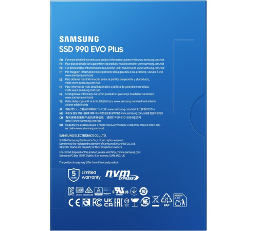 SSD Samsung 990 Evo Plus 1TB MZ-V9S1T0BW