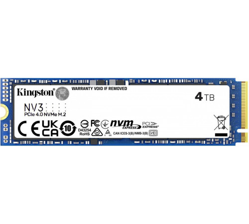 SSD Kingston NV3 4TB SNV3S/4000G