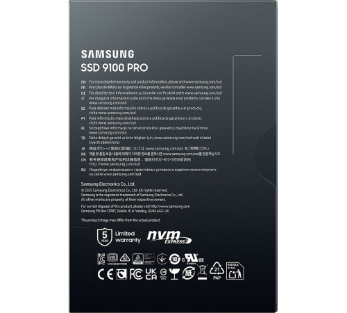 SSD Samsung 9100 Pro 4TB MZ-VAP4T0BW