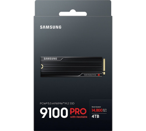 SSD Samsung 9100 Pro с радиатором 4TB MZ-VAP4T0CW