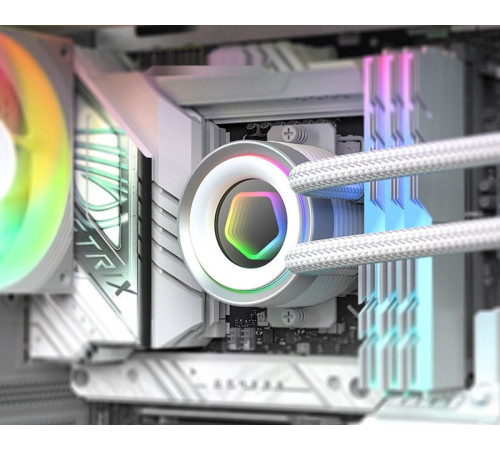 Жидкостное охлаждение для процессора ID-COOLING FX240 INF White