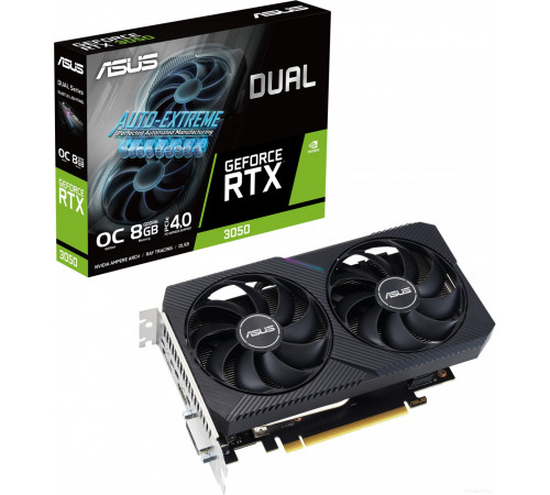 Видеокарта Asus Dual GeForce RTX 3050 V2 OC Edition 8GB GDDR6 DUAL-RTX3050-O8G-V2