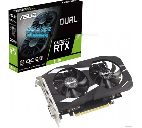 Видеокарта Asus Dual GeForce RTX 3050 OC Edition 6GB DUAL-RTX3050-O6G
