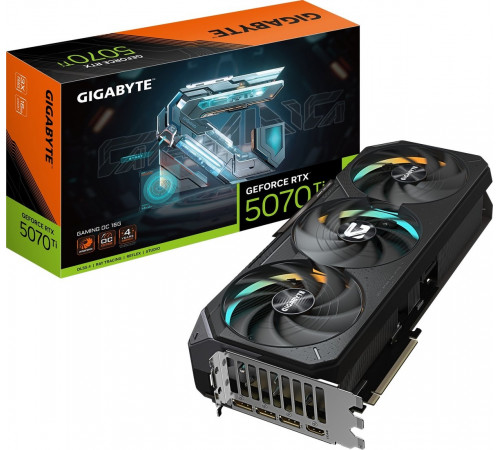 Видеокарта Gigabyte GeForce RTX 5070 Ti Gaming OC 16G GV-N507TGAMING OC-16GD
