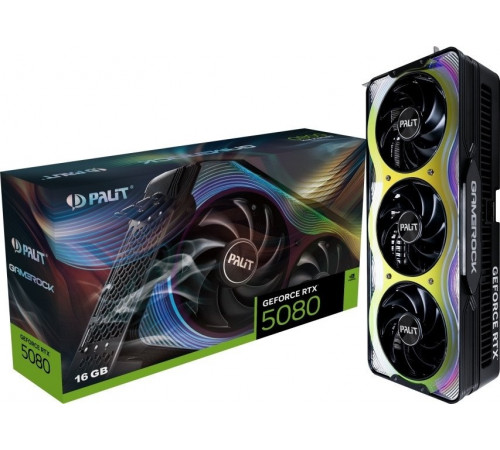 Видеокарта PALIT GeForce RTX 5080 GameRock NE75080019T2-GB2030G
