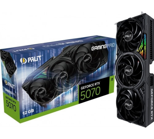 Видеокарта PALIT GeForce RTX 5070 GamingPro NE75070019K9-GB2050A