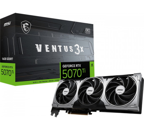 Видеокарта MSI GeForce RTX 5070 Ti 16G Ventus 3X OC