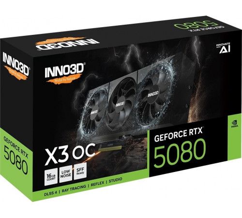 Видеокарта Inno3D GeForce RTX 5080 X3 OC N50803-16D7X-17603930