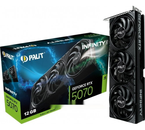 Видеокарта PALIT GeForce RTX 5070 Infinity 3 NE75070019K9-GB2050S