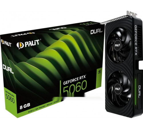 Видеокарта PALIT GeForce RTX 5060 Dual NE75060019P1-GB2063D