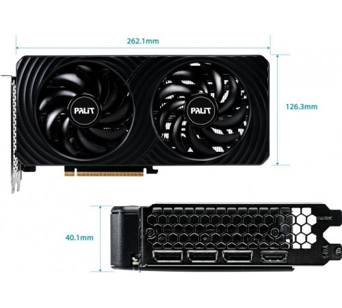 Видеокарта PALIT GeForce RTX 5060 Dual OC NE75060S19P1-GB2063D