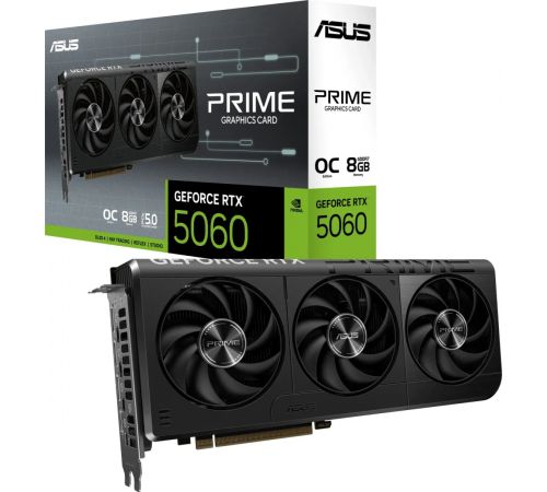 Видеокарта Asus Prime GeForce RTX 5060 8GB GDDR7 OC Edition PRIME-RTX5060-O8G