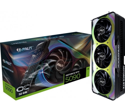 Видеокарта PALIT GeForce RTX 5090 GameRock OC NE75090S19R5-GB2020G