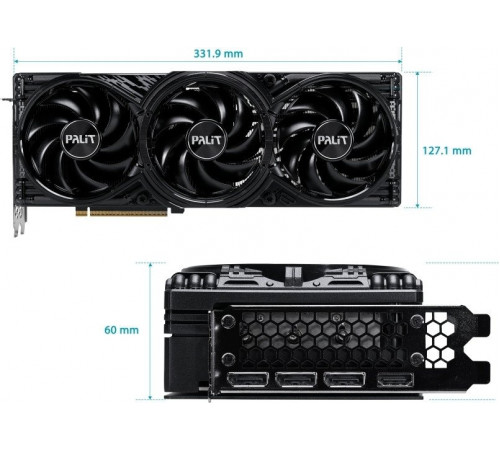 Видеокарта PALIT GeForce RTX 5080 GamingPro V1 NE75080019T2-GB2031Y