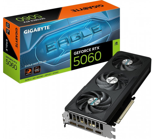 Видеокарта Gigabyte GeForce RTX 5060 Eagle Max OC 8G GV-N5060EAGLEMAX OC-8GD