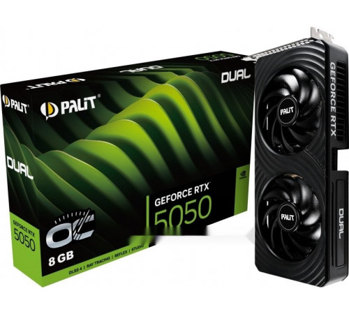 Видеокарта PALIT GeForce RTX 5050 Dual OC NE65050S19P1-GB2070D