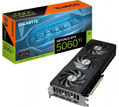 Видеокарта Gigabyte GeForce RTX 5060 Ti Eagle Max OC 8G GV-N506TEAGLEMAX OC-8GD