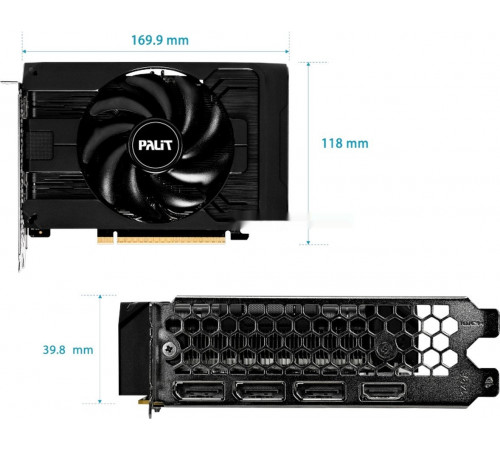 Видеокарта PALIT GeForce RTX 5050 Storm OC 8GB NE65050T19P1-GB2070F