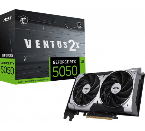 Видеокарта MSI GeForce RTX 5050 8G Ventus 2X