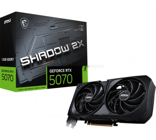 Видеокарта MSI GeForce RTX 5070 12G Shadow 2X