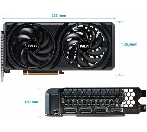 Видеокарта PALIT GeForce RTX 5060 Infinity 2 OC NE75060V19P1-GB2063L