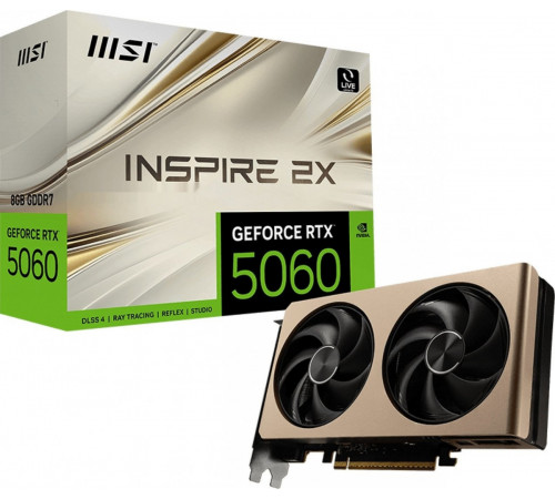 Видеокарта MSI GeForce RTX 5060 8G Inspire 2X